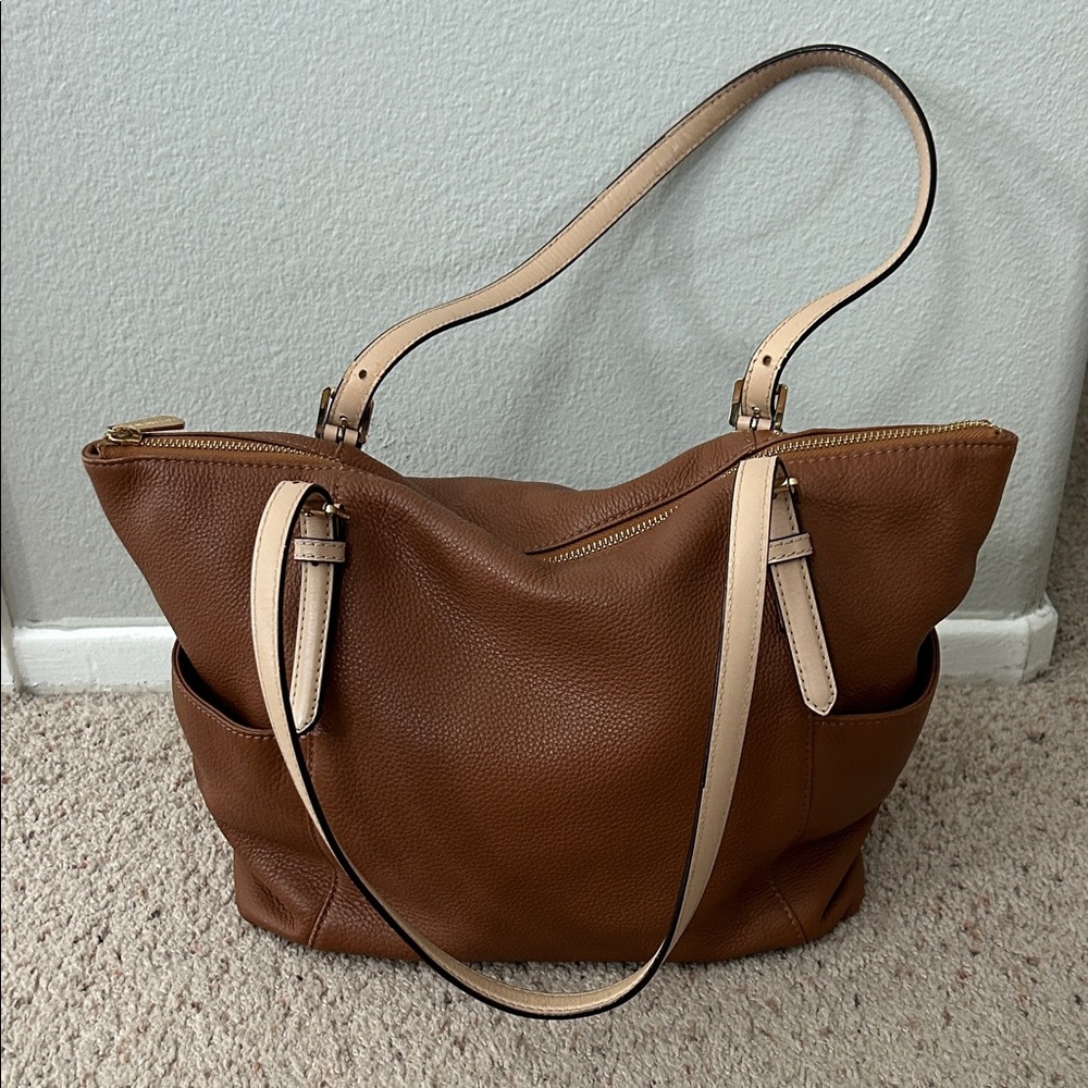 🤎 ✨Michael Kors Brown Jet Set Tote Bag ✨🤎